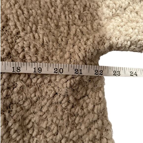 Fashion Q Cardigan Womens Tan Open Front Waterfall Sweater Cozy Winter Outdoor - Picture 7 of 9